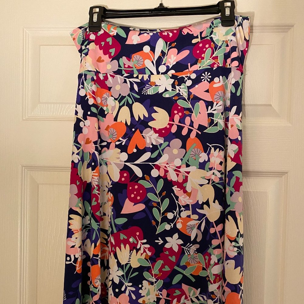 Fun and flirty multicolored circle skirt